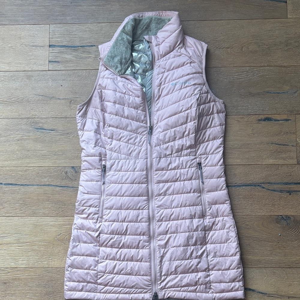 Columbia Pink Quilted Vest